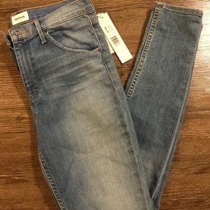 NEVER WORN Hudson high waist light wash jeans